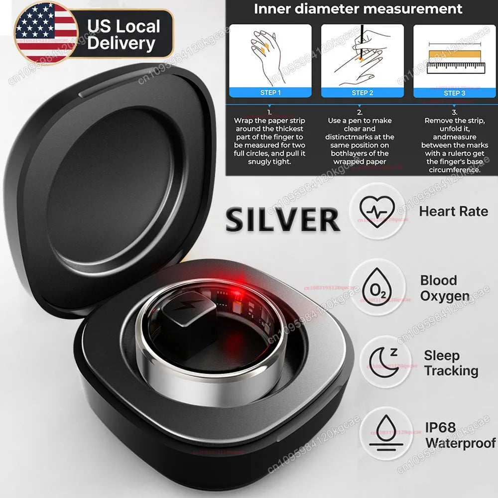 Ola Esporte Smart Ring Monitors Heart Rate Blood Oxygen And Sleep Data