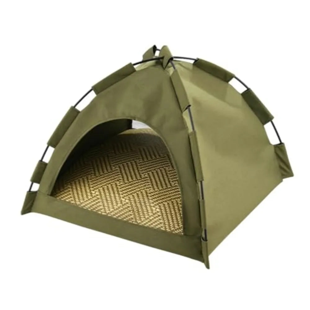Portable Semi Enclosed Pet Shelter For Cats And Dogs