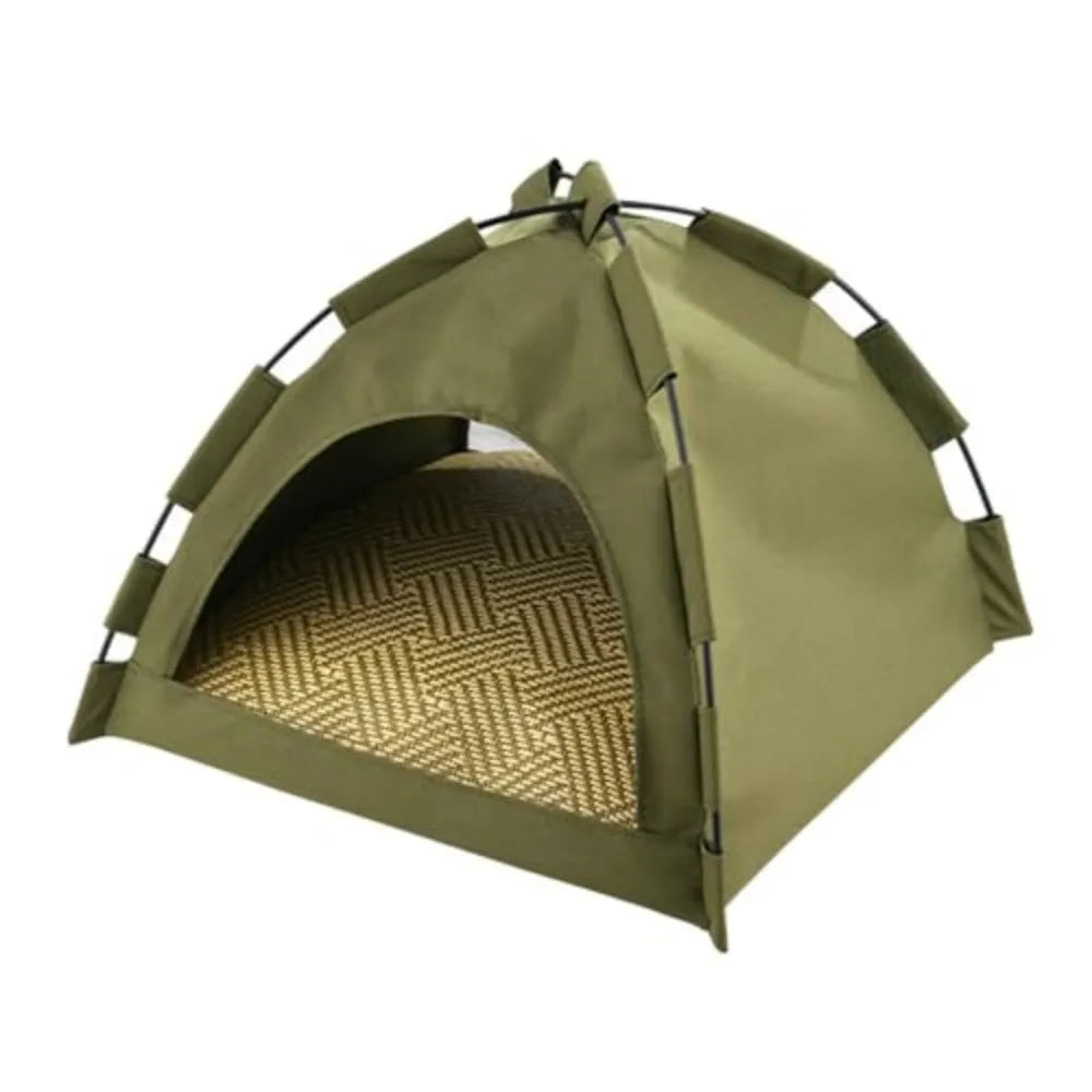 Portable Semi Enclosed Pet Shelter For Cats And Dogs