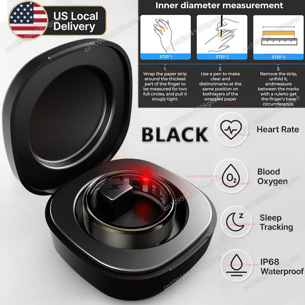 Ola Esporte Smart Ring Monitors Heart Rate Blood Oxygen And Sleep Data