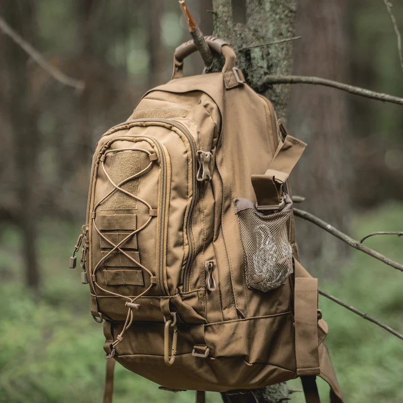 LQARMY Durable Nylon Tactical Backpack For Outdoor Hiking And Camping