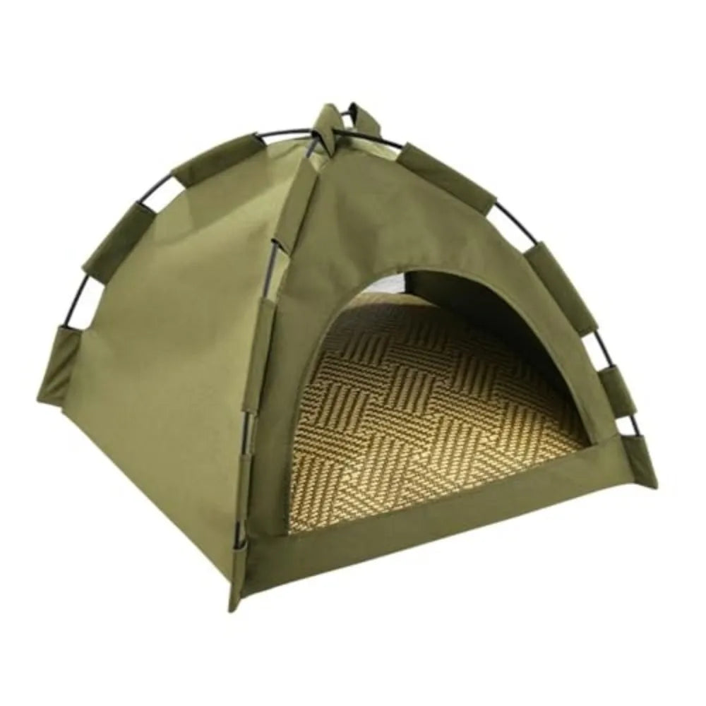 Portable Semi Enclosed Pet Shelter For Cats And Dogs