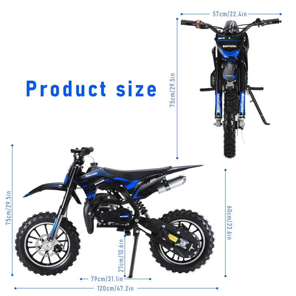 Mini 49cc Gas Powered Dirt Bike For Youth Offroad Motorcycle