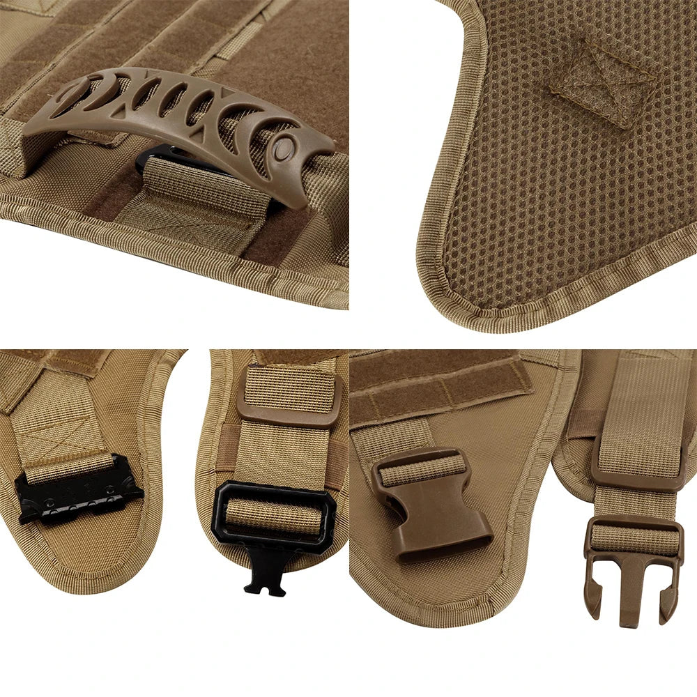 PetraVel Padded Nylon Dog Harness Leash Set For Safe Walking