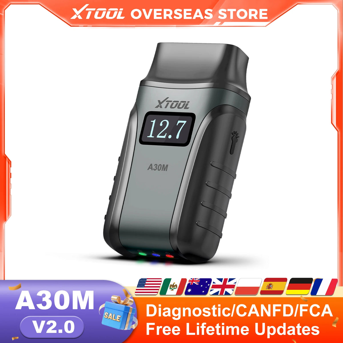 XTOOL Anyscan A30M OBD2 Scanner For Complete Car Diagnostics