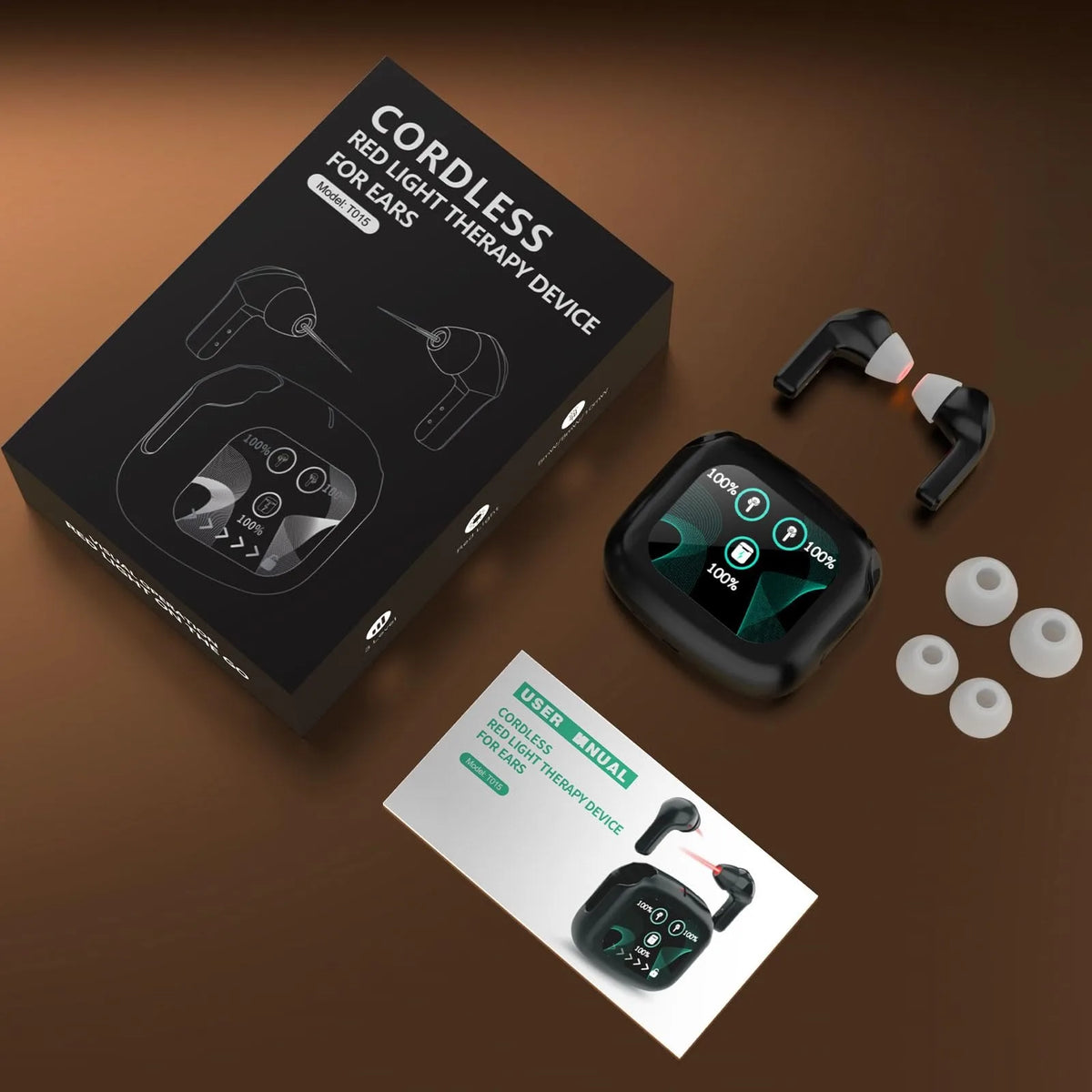 KTS Cordless Red Light Ear Care And Therapy Device