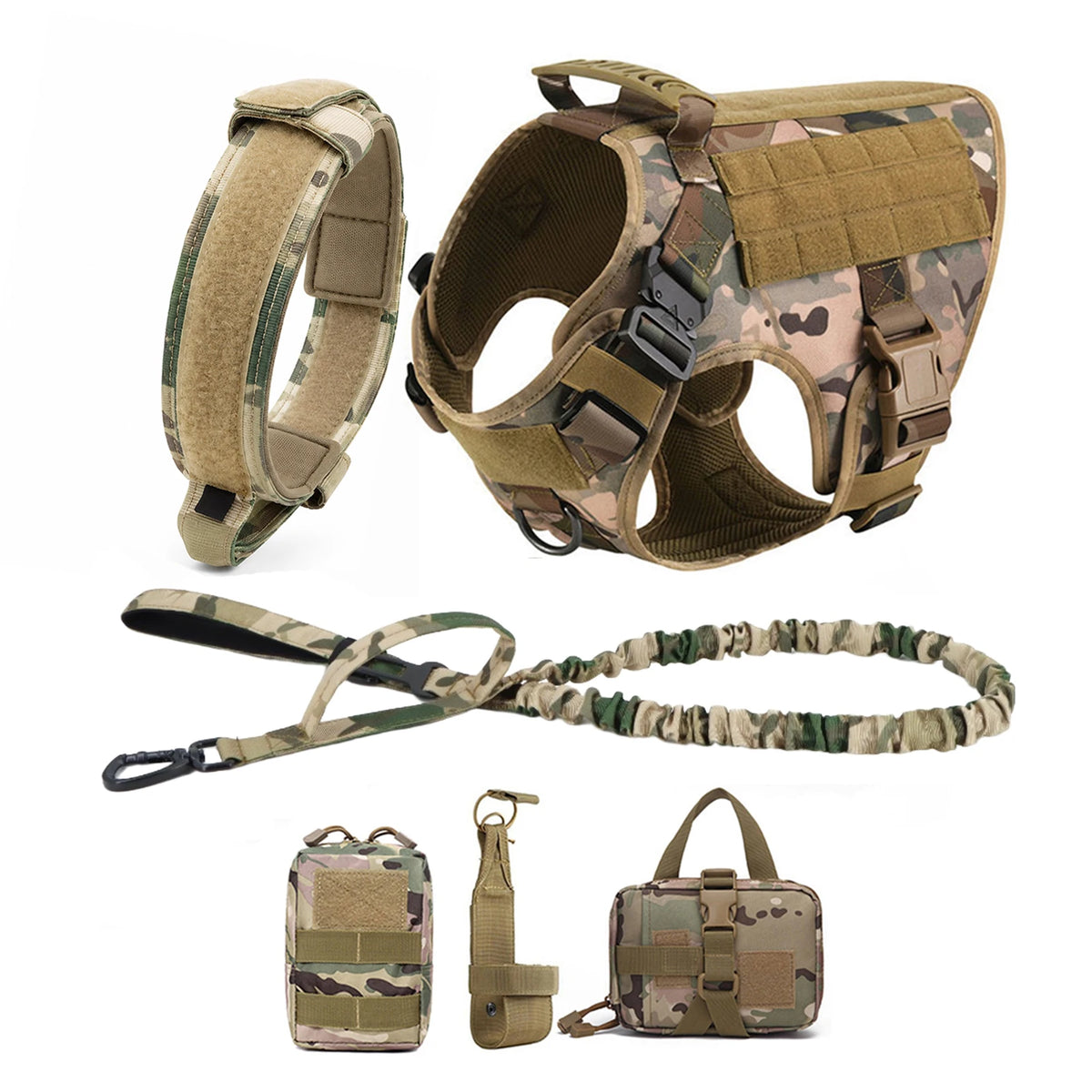 Petravel Premium Tactical Padded Utility Dog Harness Vest