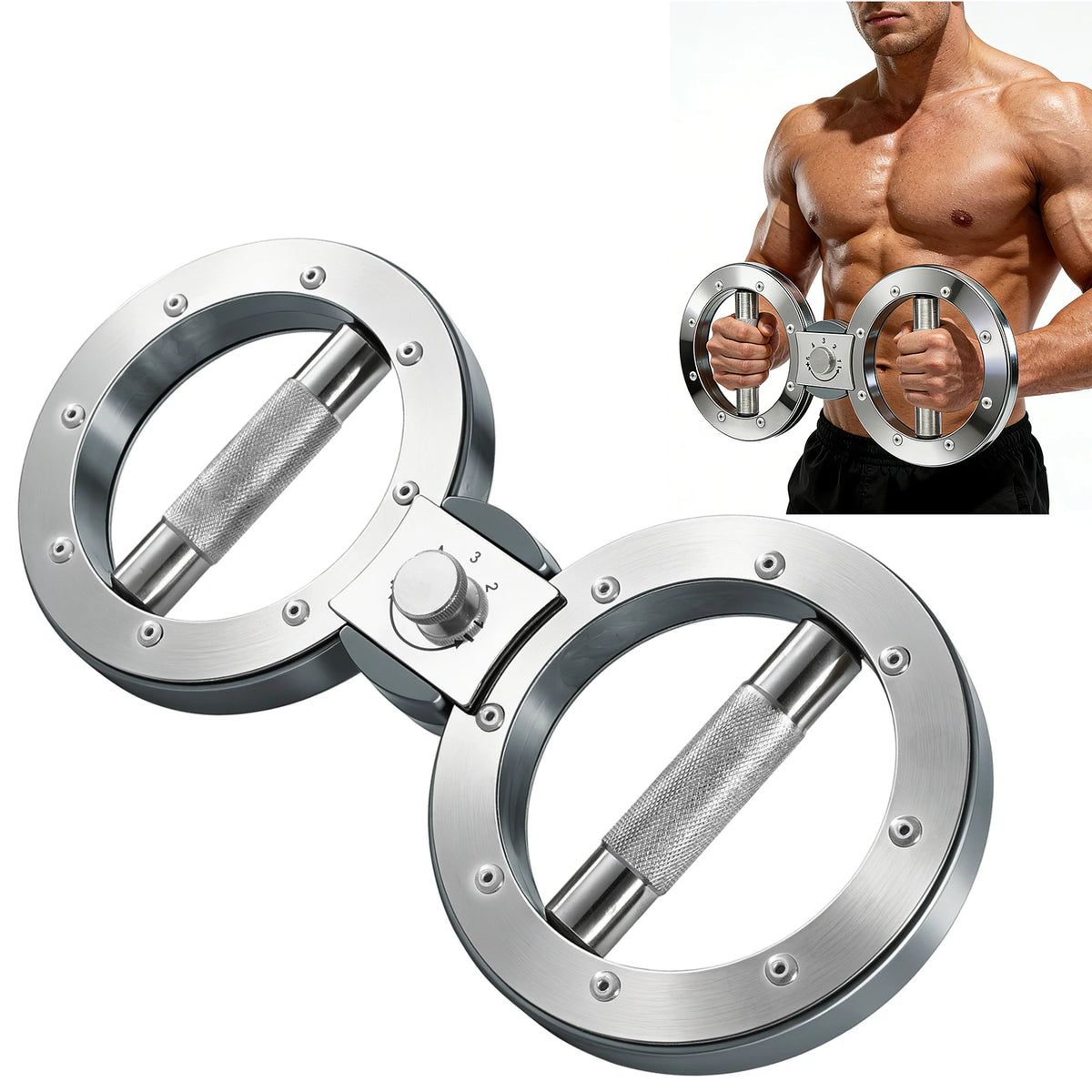 Adjustable Rotator Machine Grip Strength Trainer For Forearms
