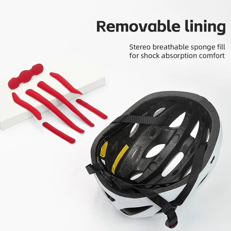 ROCKBROS Lightweight Cycling Helmet With Integrated Protective Goggles