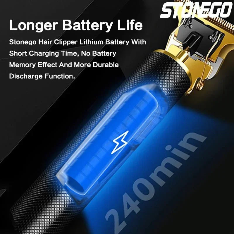 Rechargeable Cordless Hair Clipper And Beard Trimmer With USB Charging