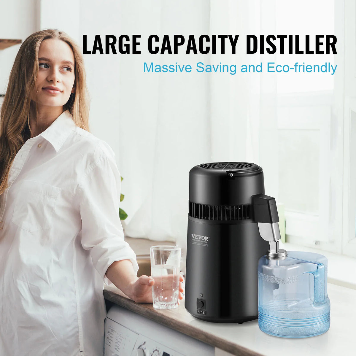 SucceBuy Countertop Water Distiller And Pure Water Purifier for Home Use