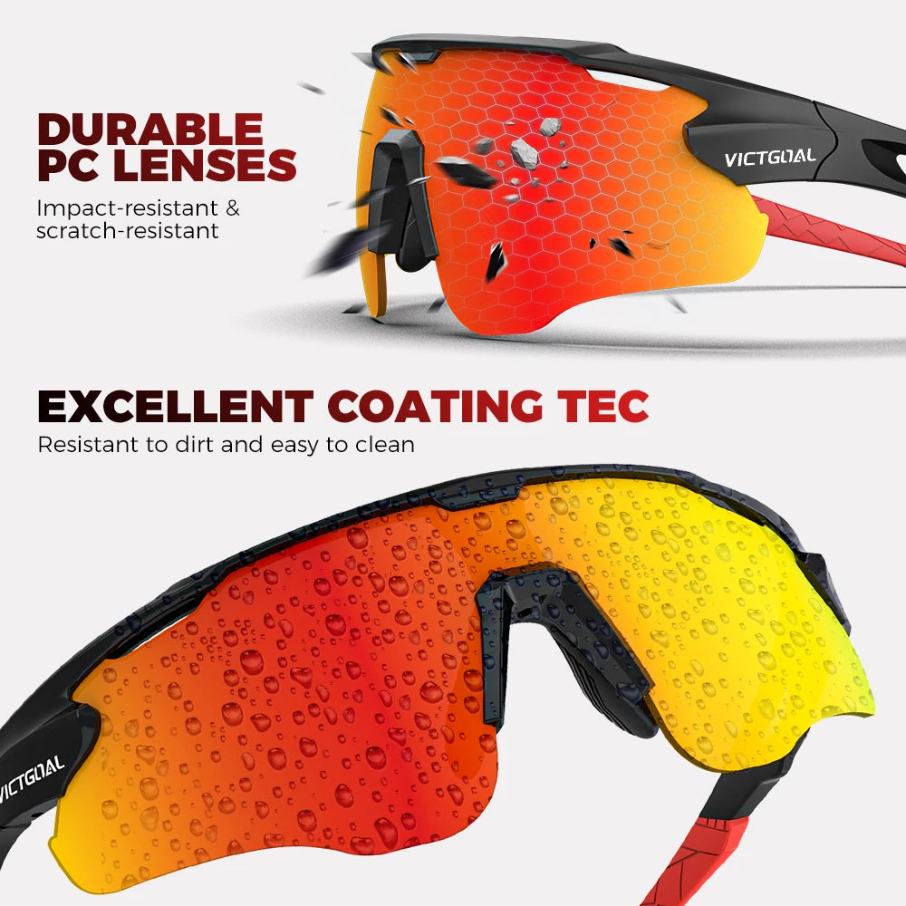 Victgoal Photochromic Cycling Sunglasses With UV400 Protection for Sports