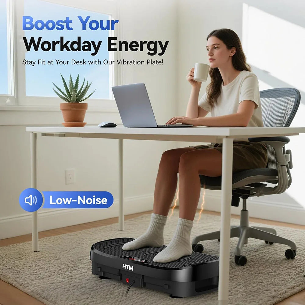 HTM Whole Body Vibration Plate Fitness Exercise Trainer