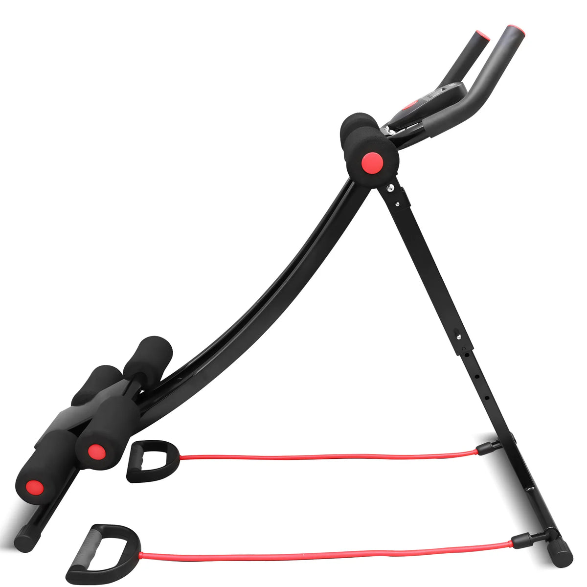 Foldable Ab Machine with LCD Display Core and Abdominal Trainer