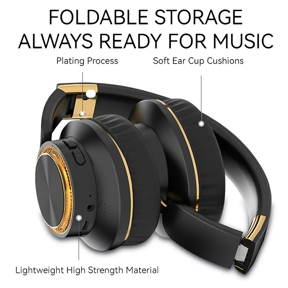 Stonego Wireless Bluetooth Over Ear Gaming Headset