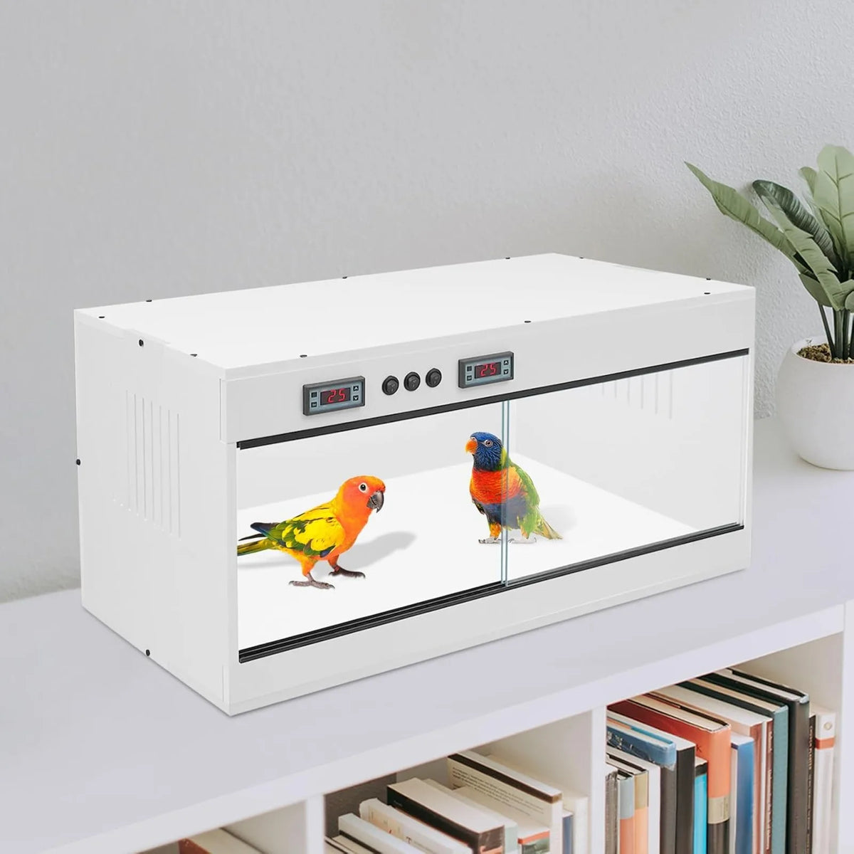PVC Front Opening Reptile Terrarium With Dual Temperature Controller