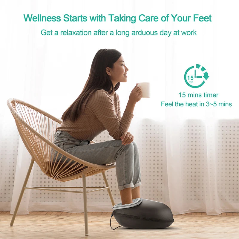 Medcursor Shiatsu Foot Massager With Heat For Muscle Relaxation