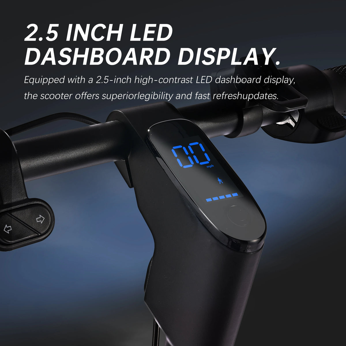 ZWHEEL E12 Plus Electric Scooter 800W Peak 25 MPH Range