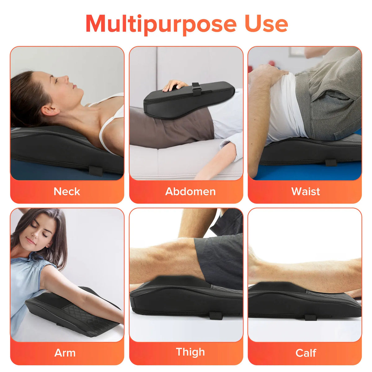 LINGTENG Cordless Neck Back Massager With Heat And 3D Acupressure