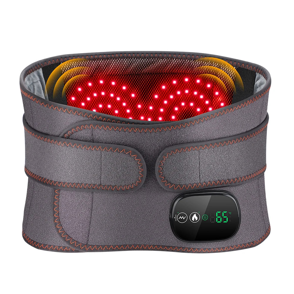 Agdoad Heated Vibration Waist And Back Massager Support Belt