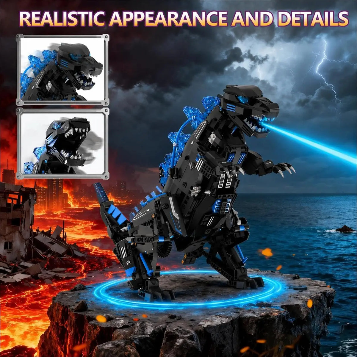 Programmable Robot Dinosaur STEM Educational Transformable Kit