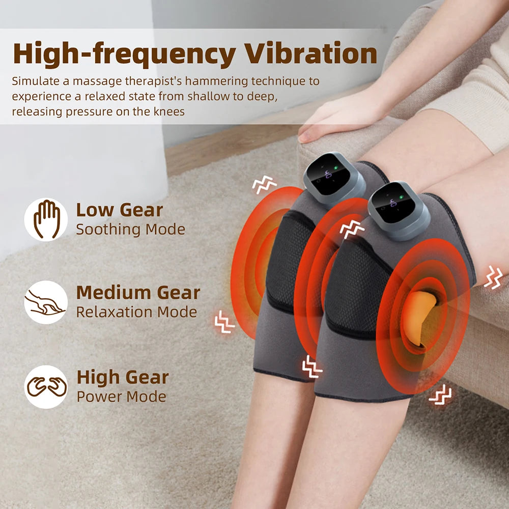 Foreverlily Heated Knee Massager With Vibration And Hot Compress
