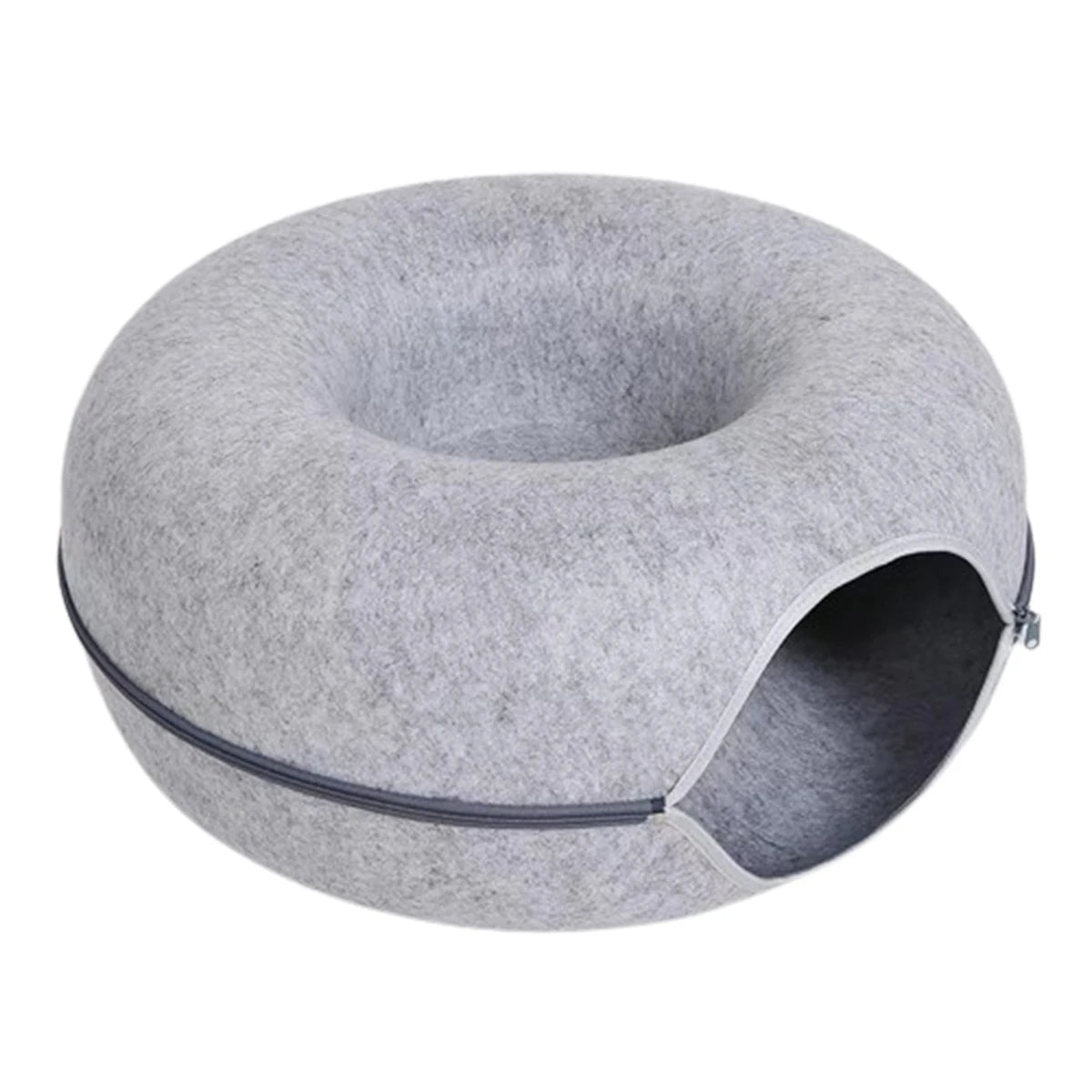 Interactive Wool Cat Tunnel Nest Bed For Sleeping Kittens
