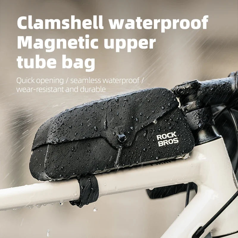 RockBros Magnetic Waterproof Top Tube Bag For Mountain Bikes