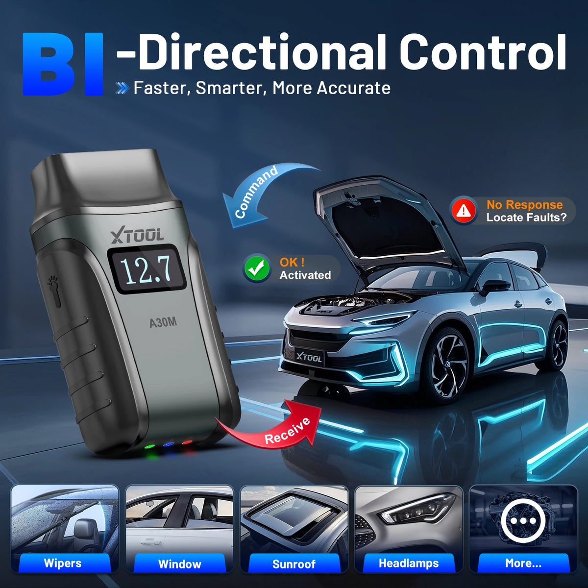 XTOOL Anyscan A30M OBD2 Scanner For Complete Car Diagnostics