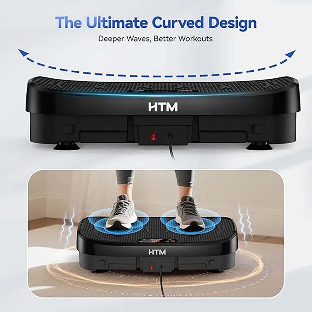 HTM Whole Body Vibration Plate Fitness Exercise Trainer