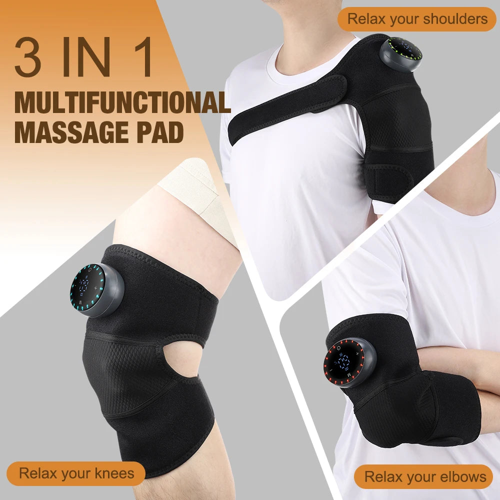 Hailicare Graphene Heated Knee Brace With Adjustable Massage