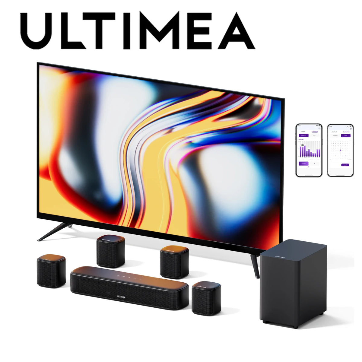 ULTIMEA 7.1 Channel Virtual Surround Soundbar Home Theater System