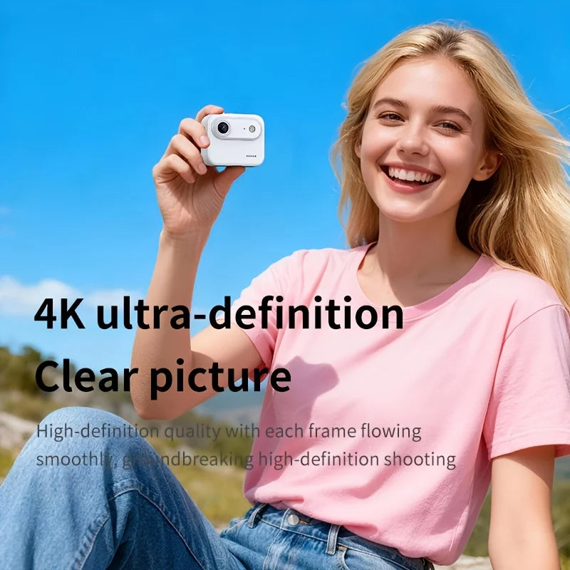 4K Flip Screen Action Camera With Anti Shake Stability
