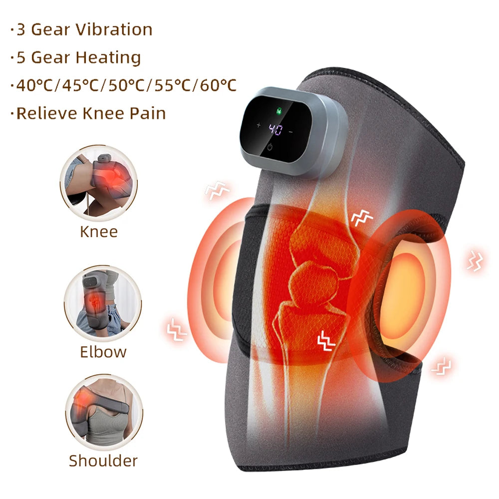 Foreverlily Heated Knee Massager With Vibration And Hot Compress