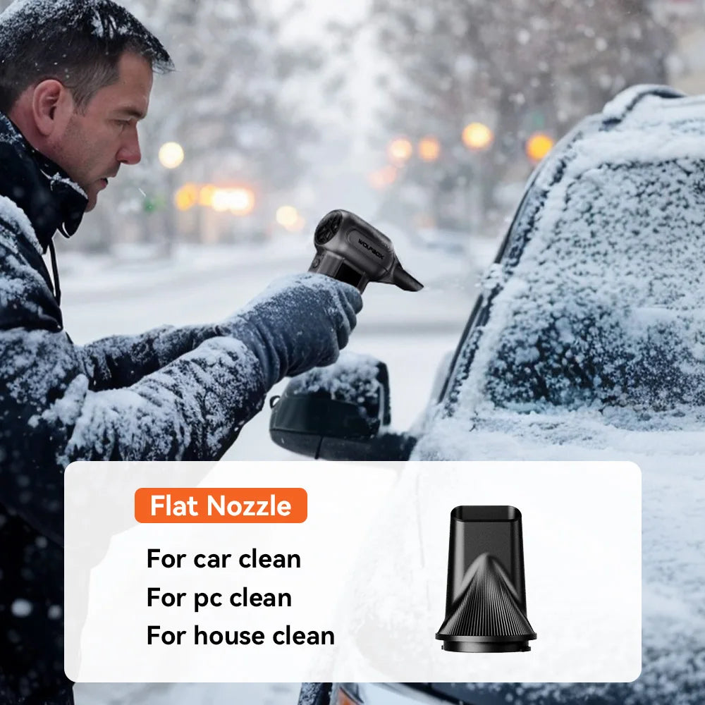WOLFBOX Cordless Air Blower And Duster For Home And Car