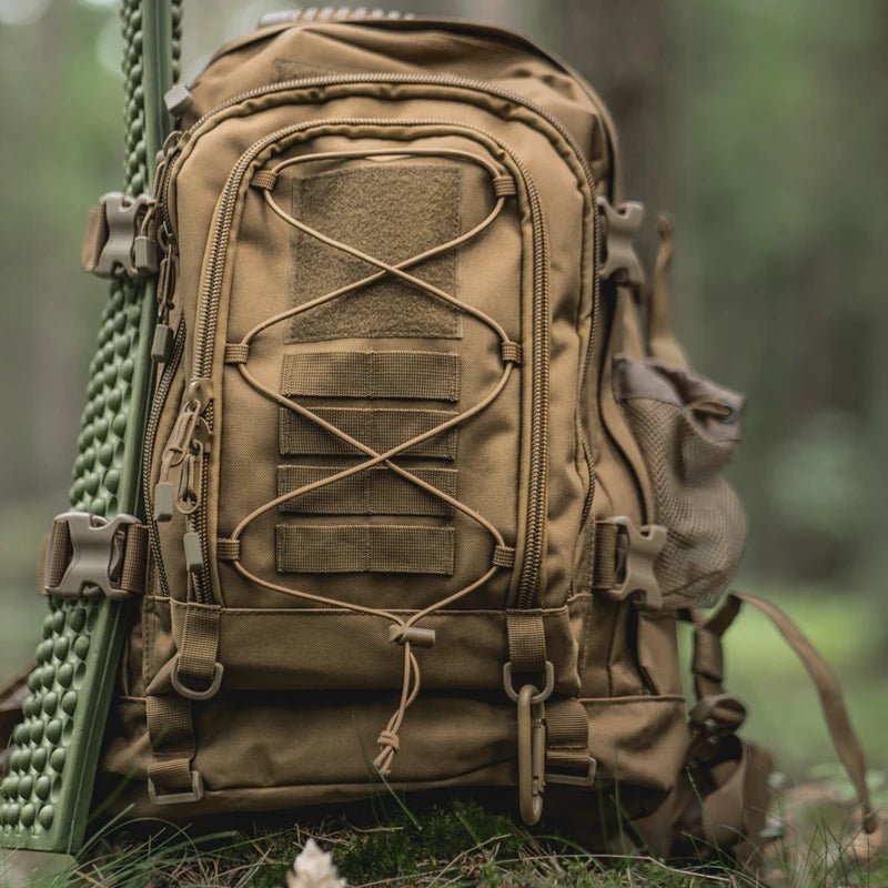 LQARMY Durable Nylon Tactical Backpack For Outdoor Hiking And Camping