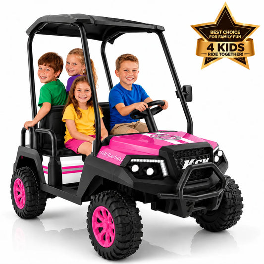 LIGIANT Kids Electric 4WD Golf Cart Ride On Remote Control Car