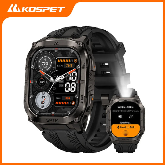 KOSPET Tank M4C GPS Smartwatch With Rugged Waterproof Health Tracking