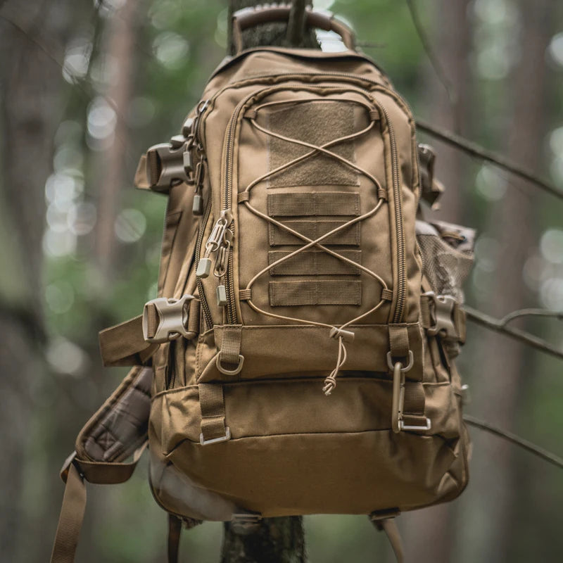 LQARMY Durable Nylon Tactical Backpack For Outdoor Hiking And Camping