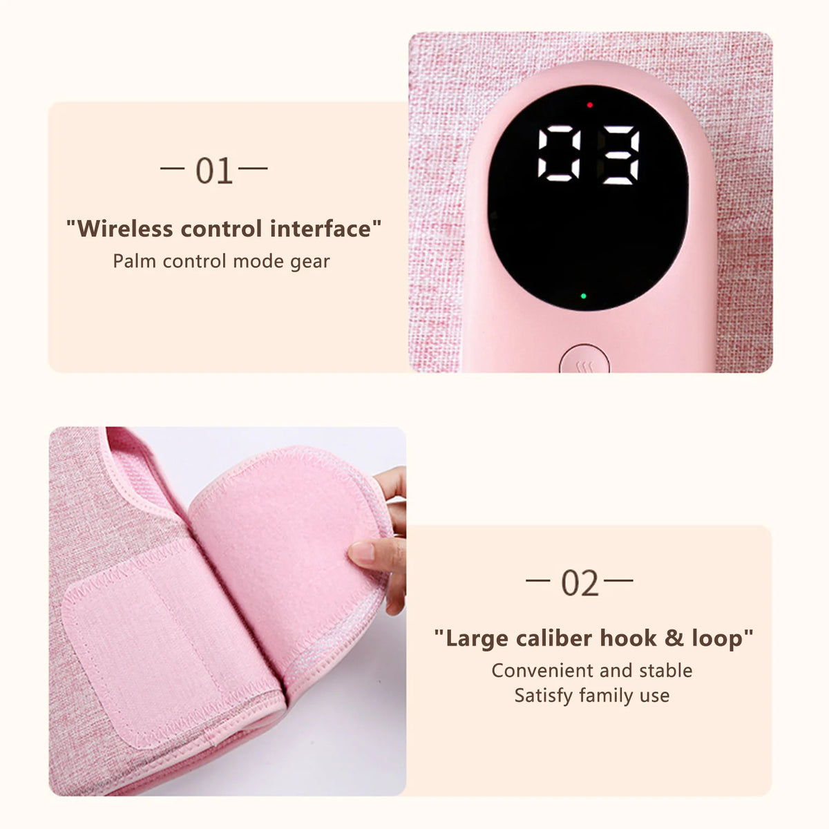 Wireless Air Compression Leg Massager With Smart Heating