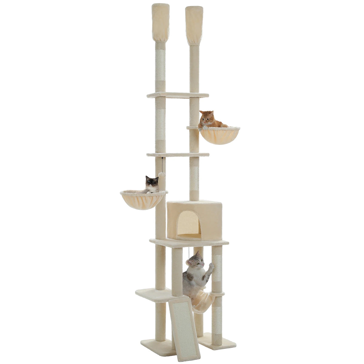 PAWZ Road Cactus Cat Tree Floor To Ceiling Tower