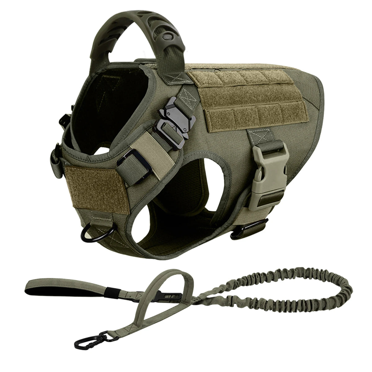 PetraVel Padded Nylon Dog Harness Leash Set For Safe Walking