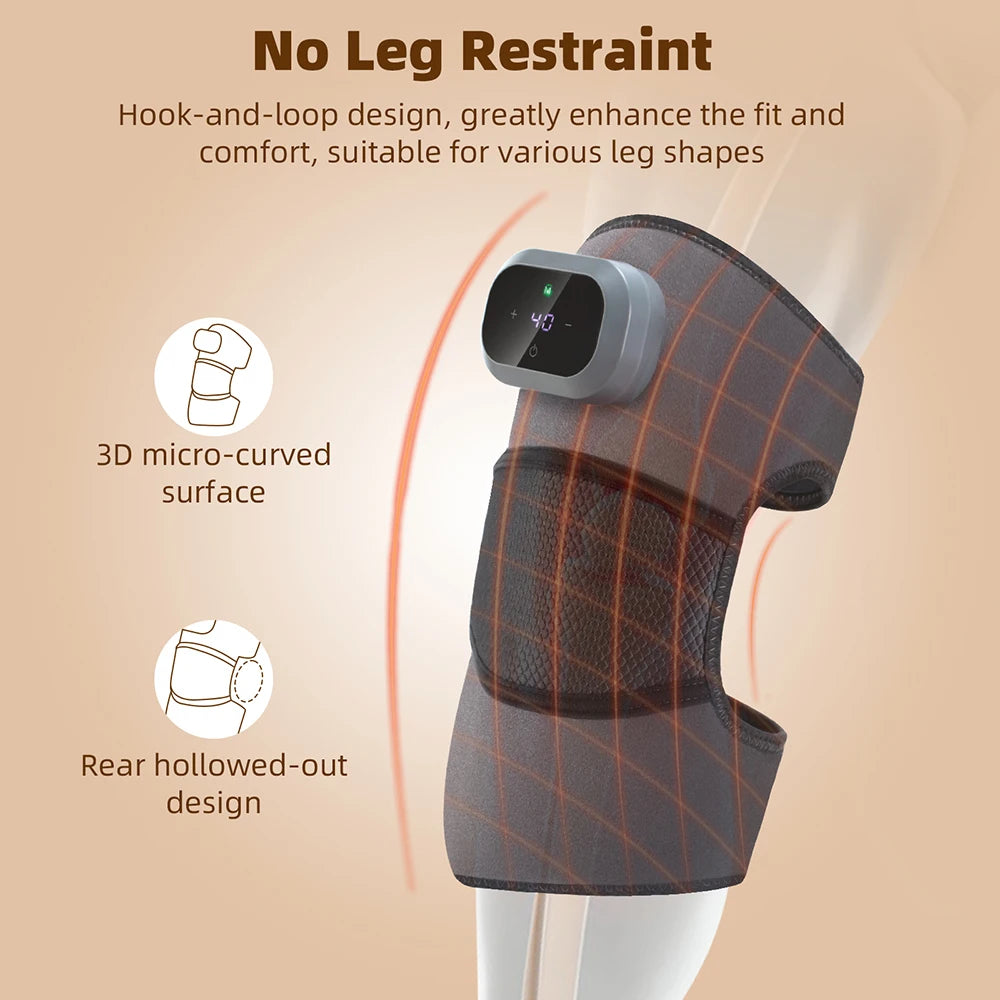 Foreverlily Heated Knee Massager With Vibration And Hot Compress