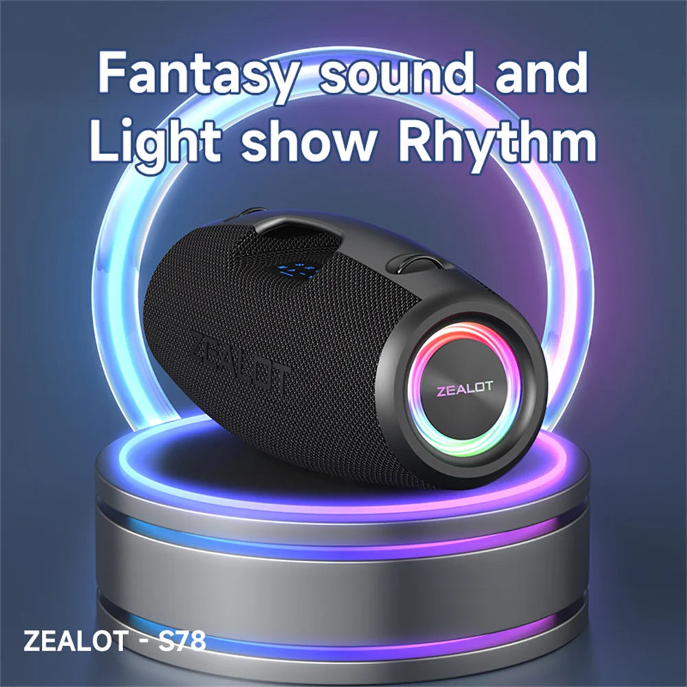 ZEALOT S78 120W Bluetooth Speaker With Powerful Bass