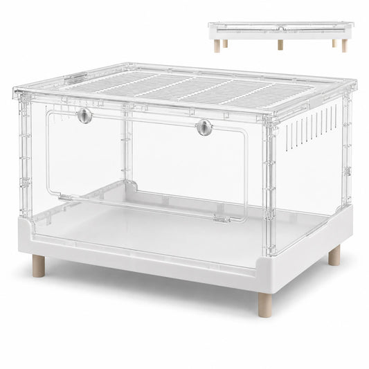 Foldable Acrylic Reptile Terrarium With Clear Ventilation For Pets
