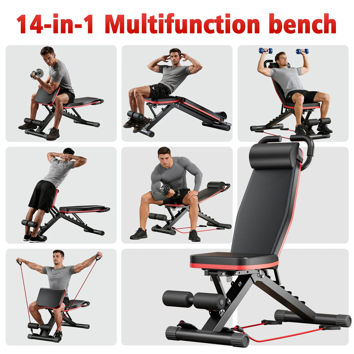 Pre Assembled Multi Functional Foldable Dumbbell Weight Bench