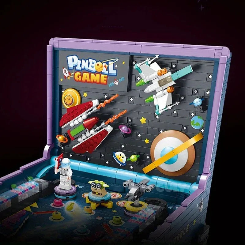 Creative Pinball Table Construction Toy Educational Brick Building Set