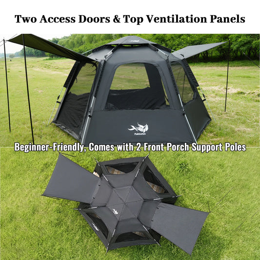 Pakicetus Instant Dome Camping Tent For Outdoor Backpacking