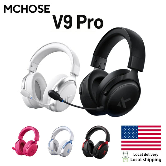 MCHOSE V9 Pro Wireless Gaming Headset With Surround Sound