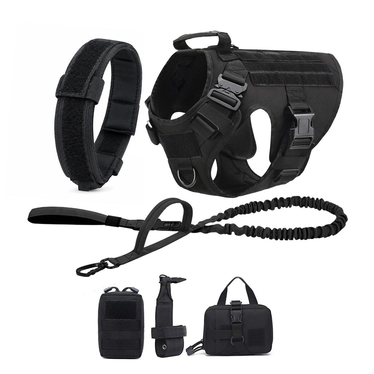 Petravel Premium Tactical Padded Utility Dog Harness Vest
